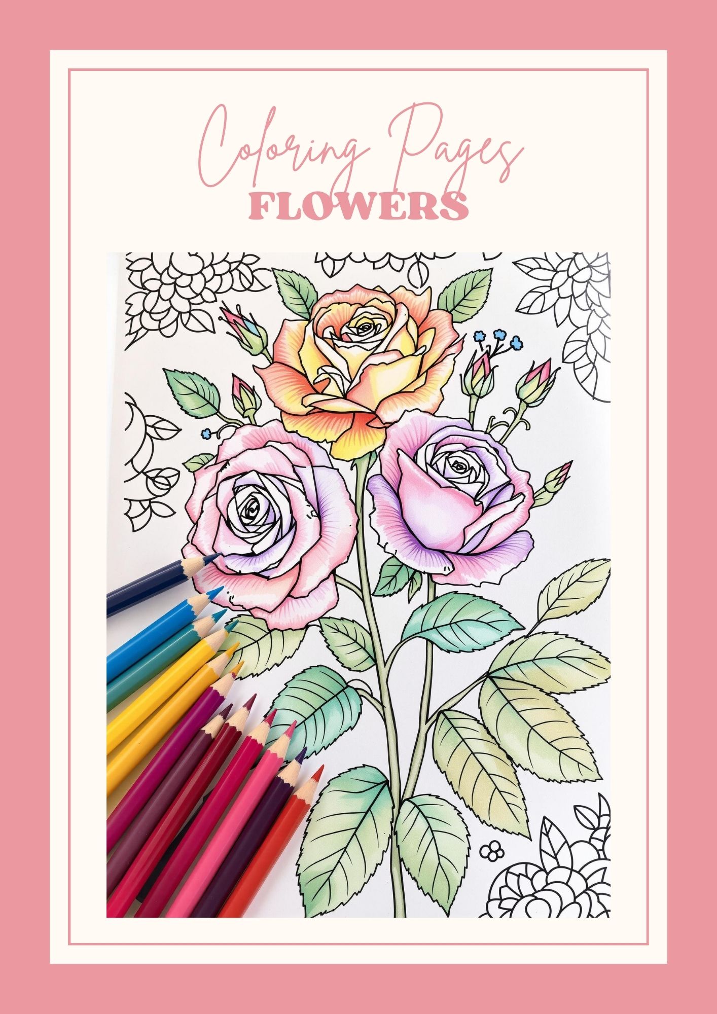 Flower Coloring Page 1