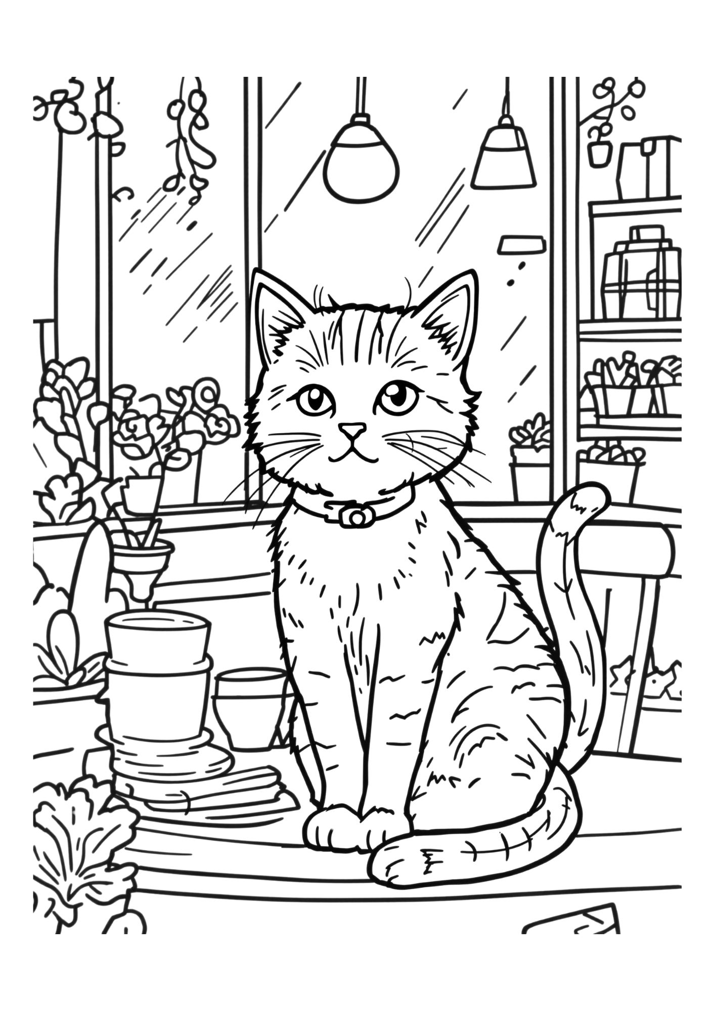 Kitten Coloring Page 20