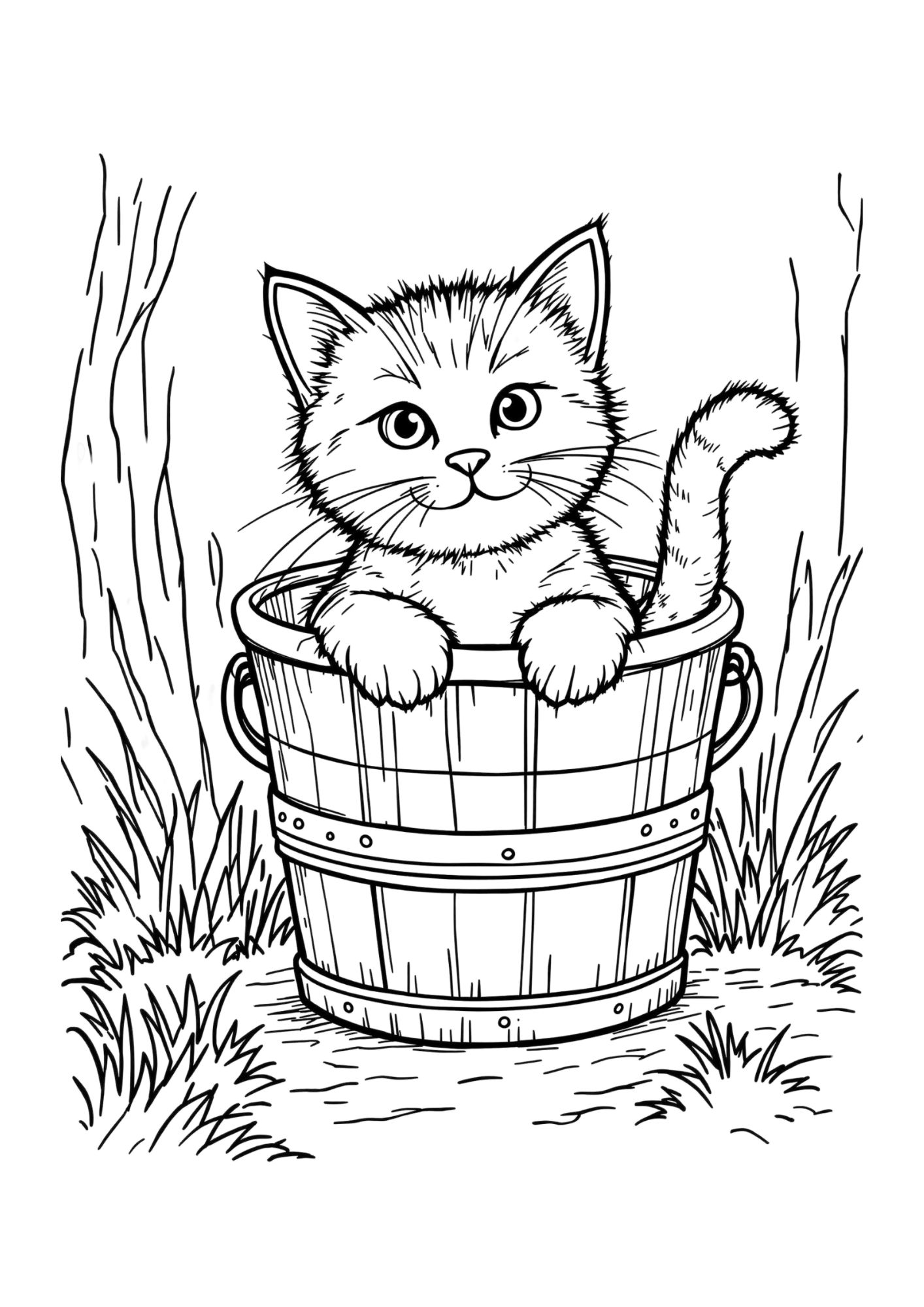 Kitten Coloring Page 21