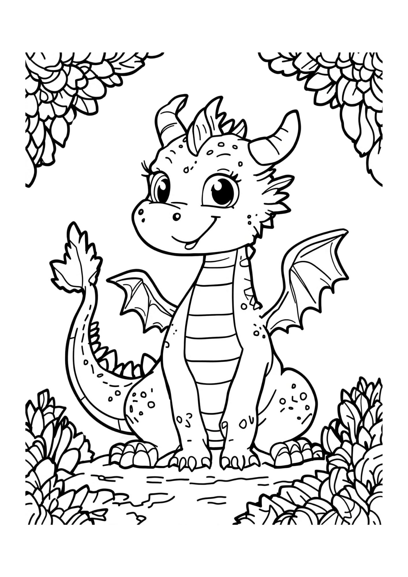 Dragon Coloring Page 13