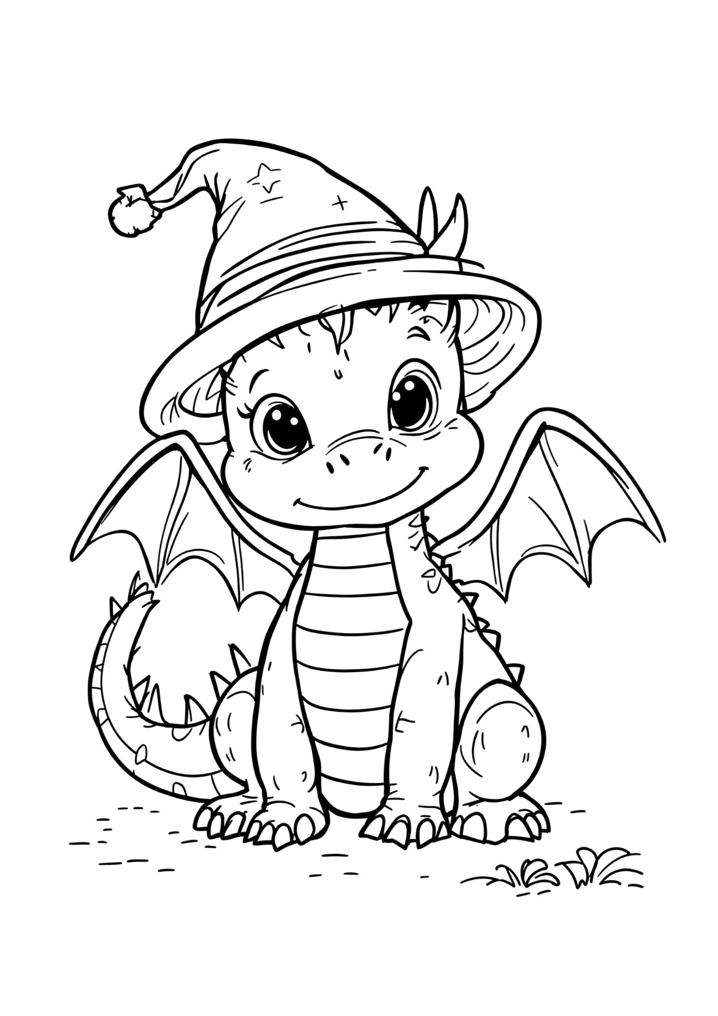 Dragon Coloring Page 3