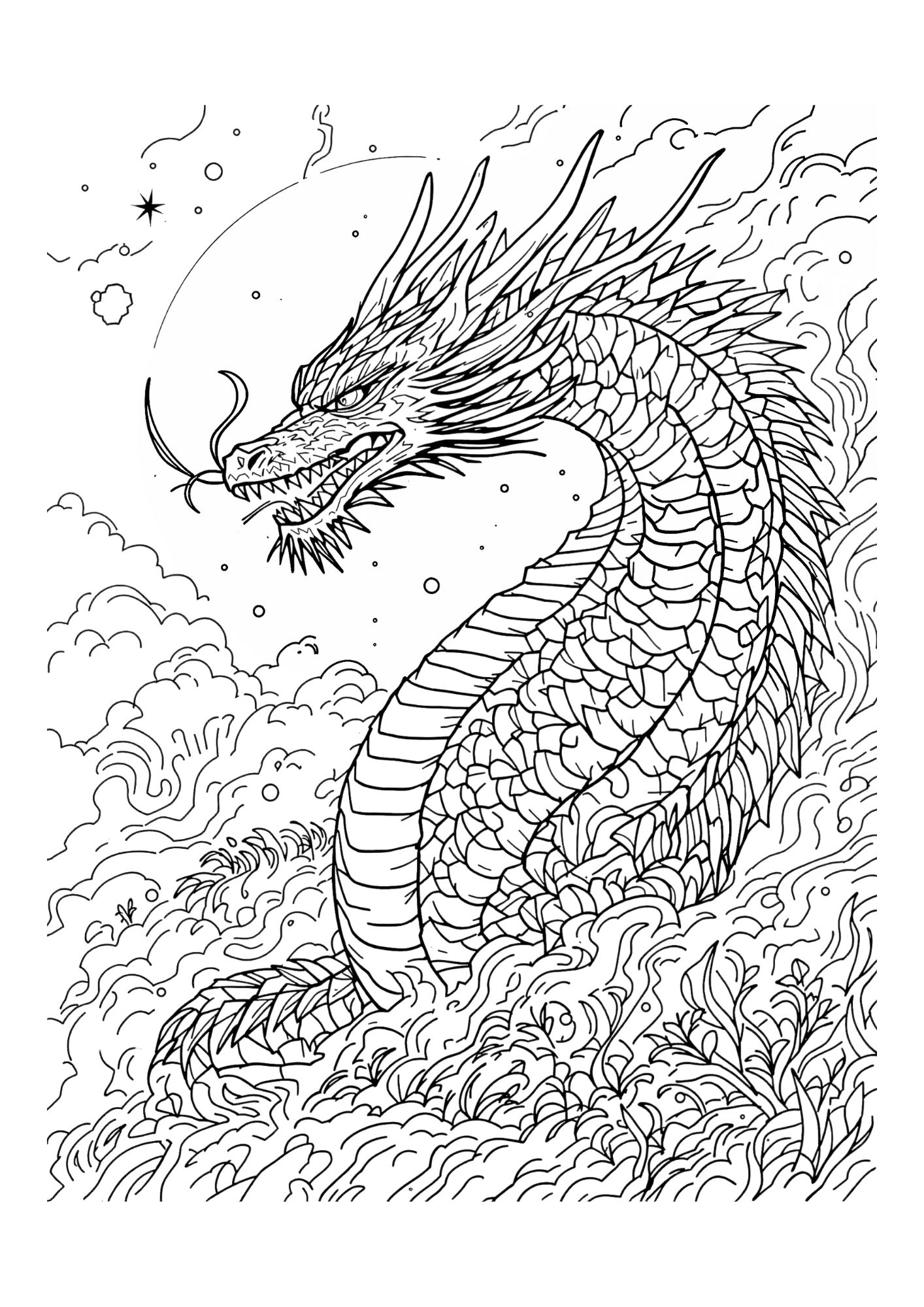 Fantasy coloring page 12