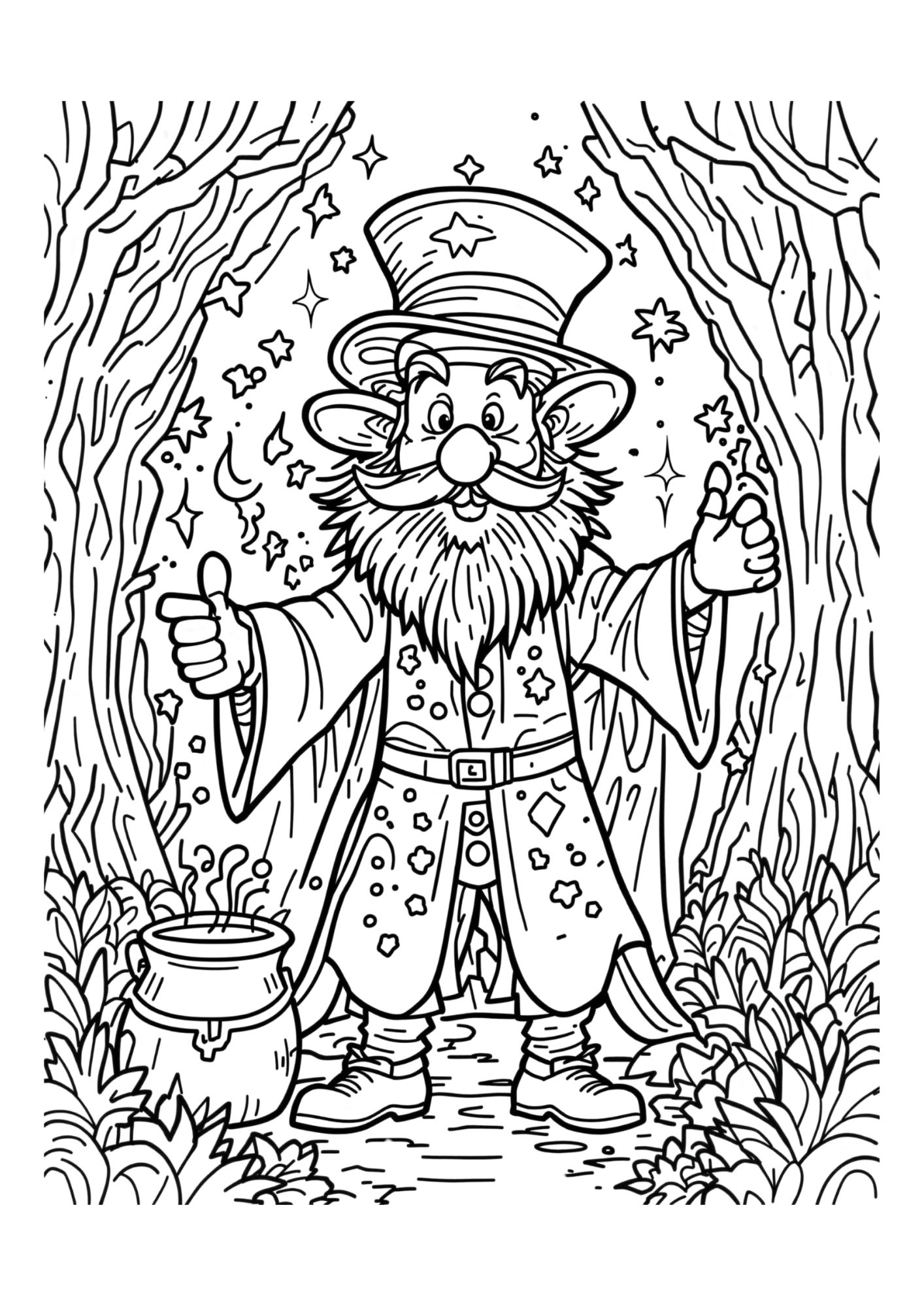 Fantasy coloring page 13