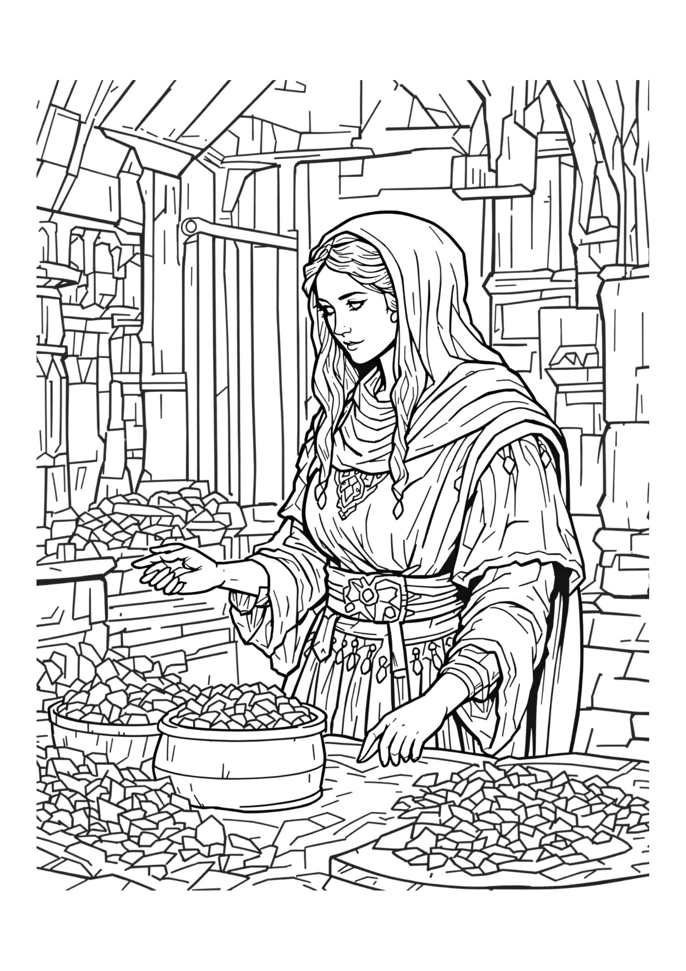 Fantasy coloring page 20