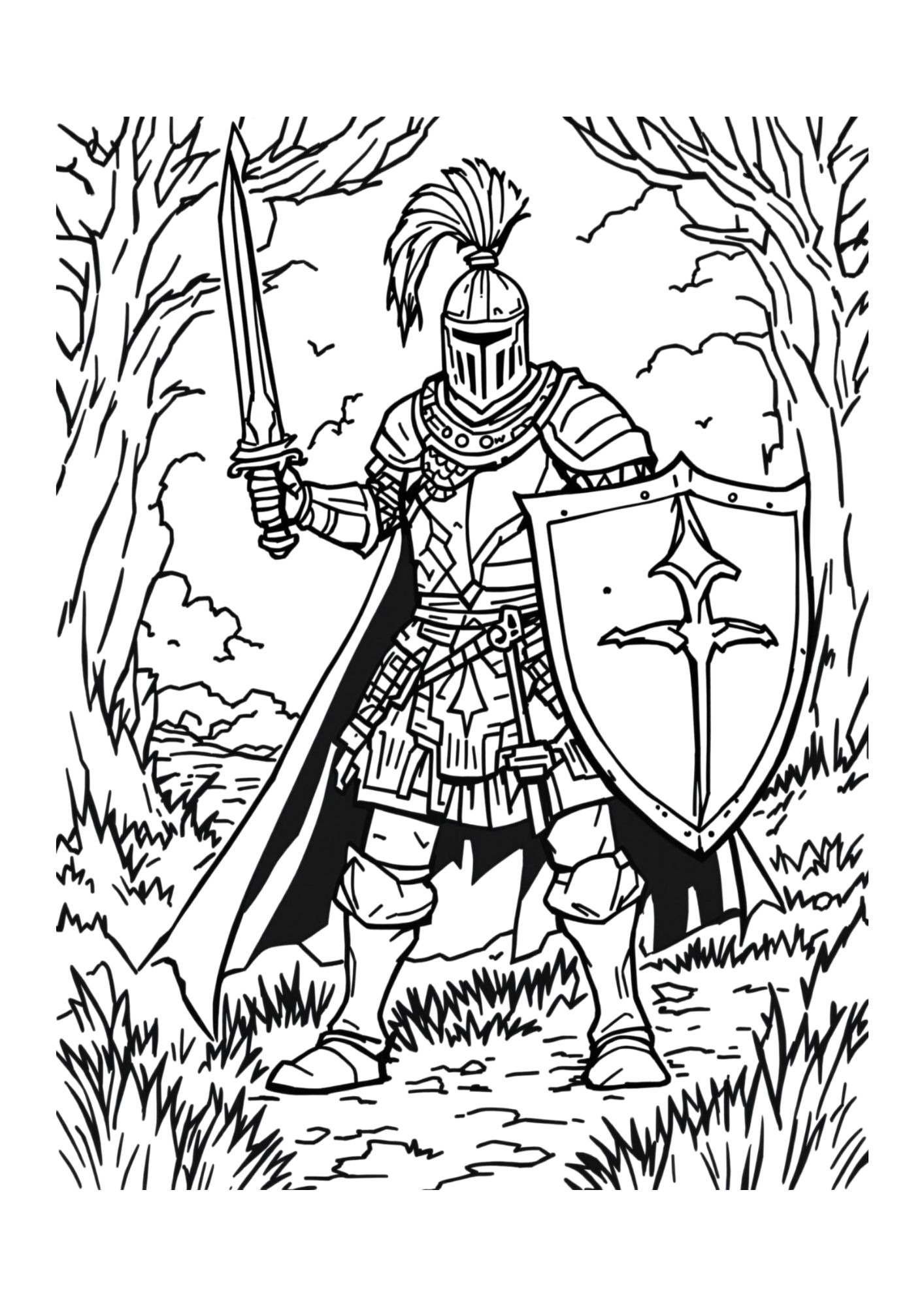 Fantasy coloring page 21