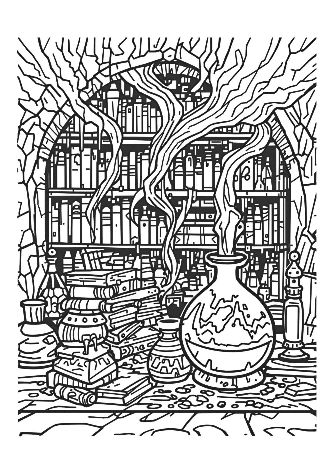 Fantasy coloring page 24