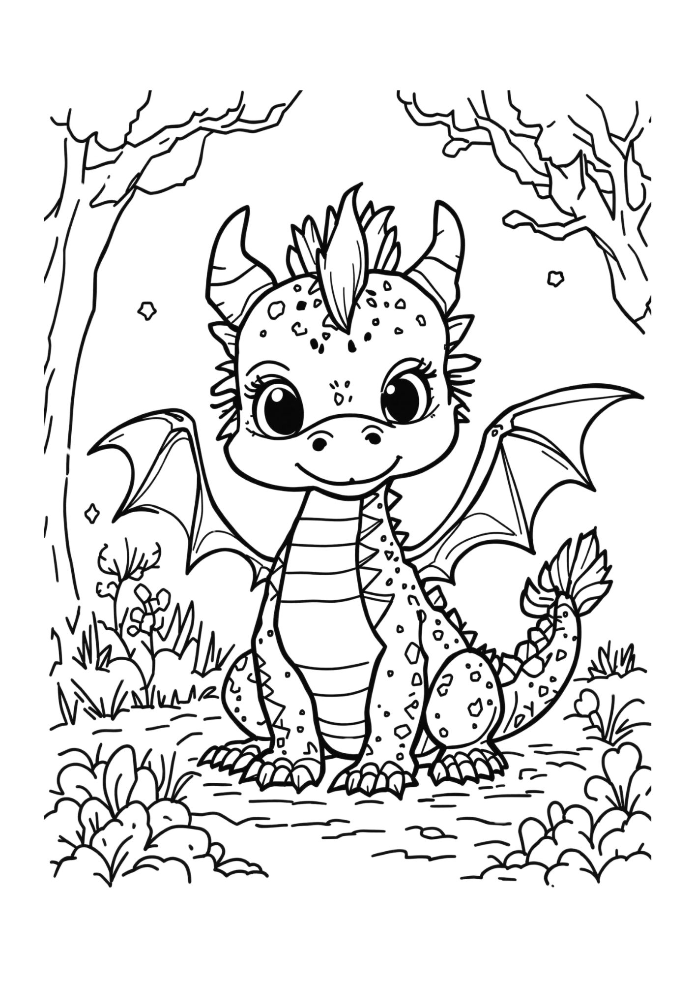 Fantasy coloring page 7