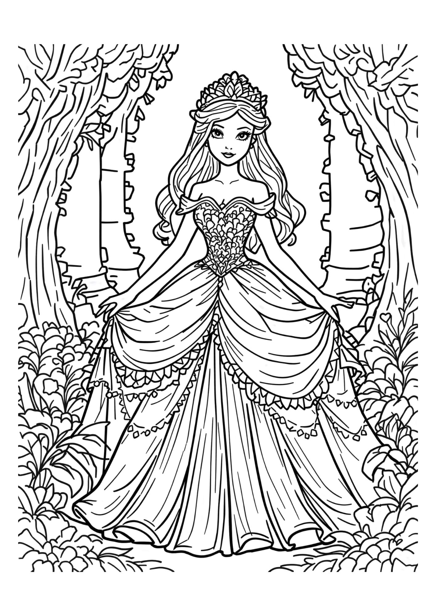 Fantasy coloring page 8