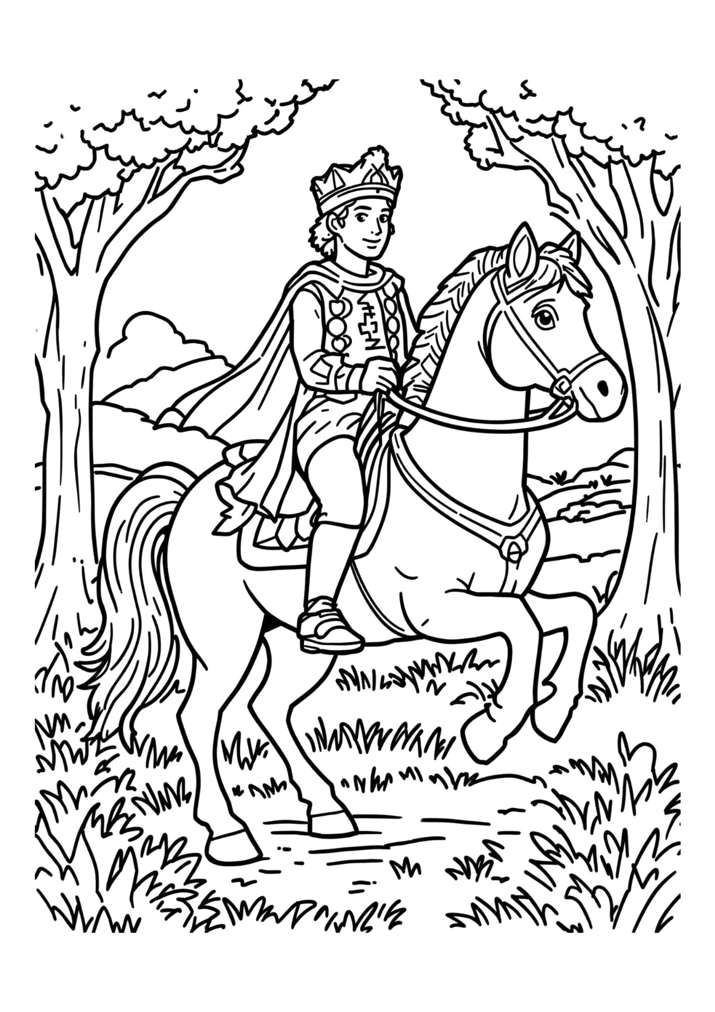 Fantasy coloring page 9