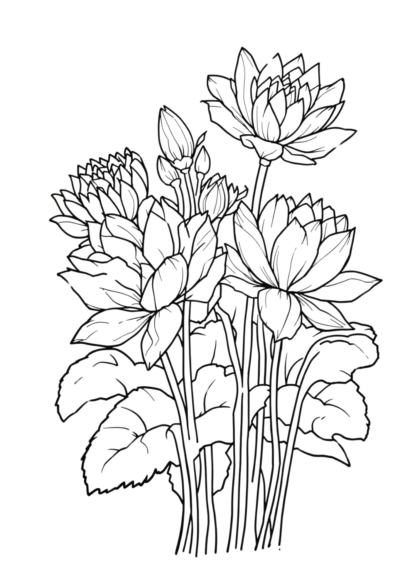 Flower Coloring Page 10