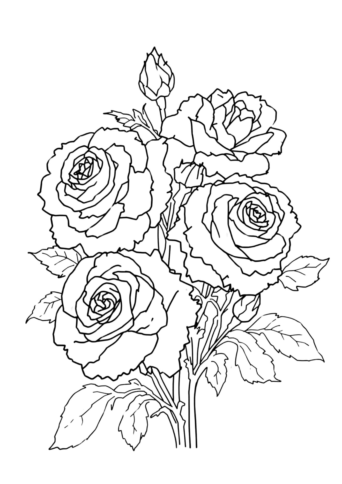 Flower Coloring Page 15