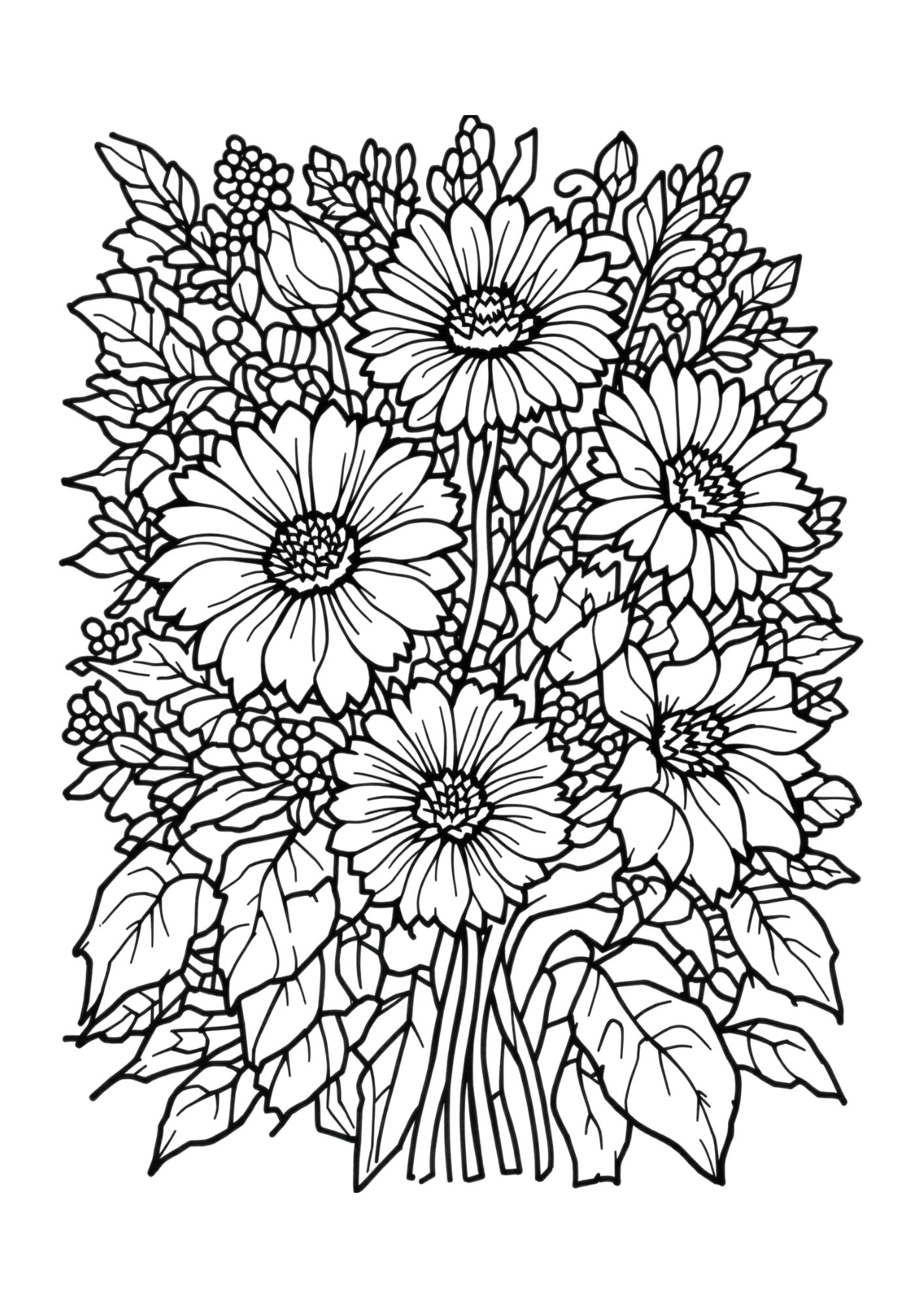 Flower Coloring Page 20