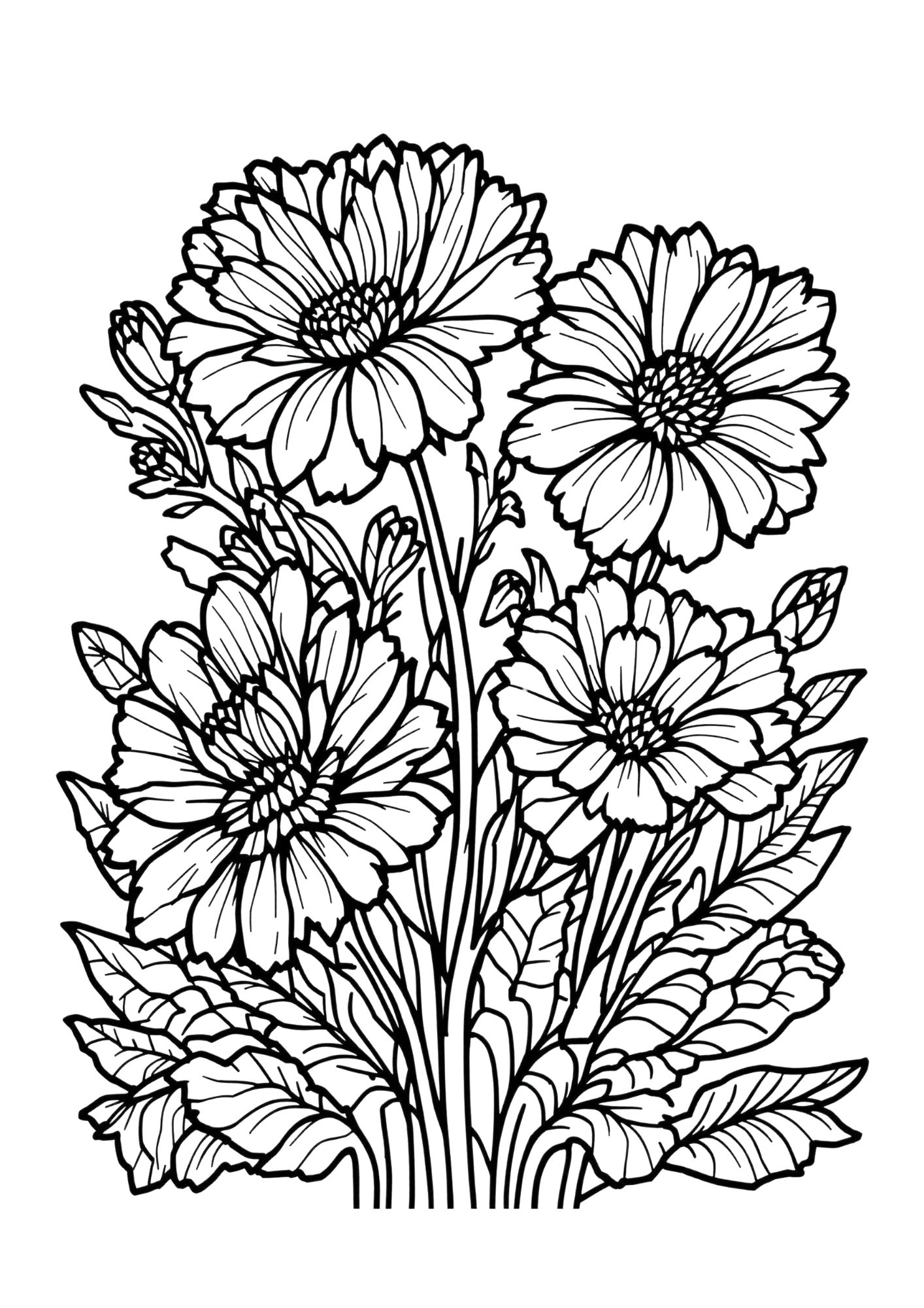 Flower Coloring Page 23